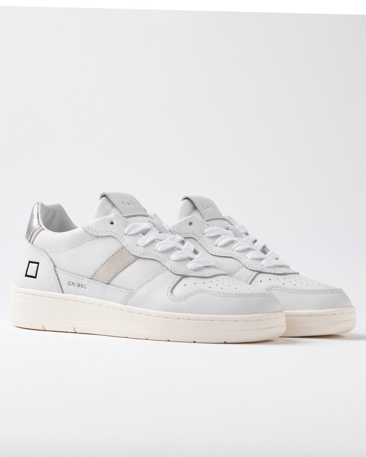 D.a.t.e. Court 2.0 Basic White/Silver