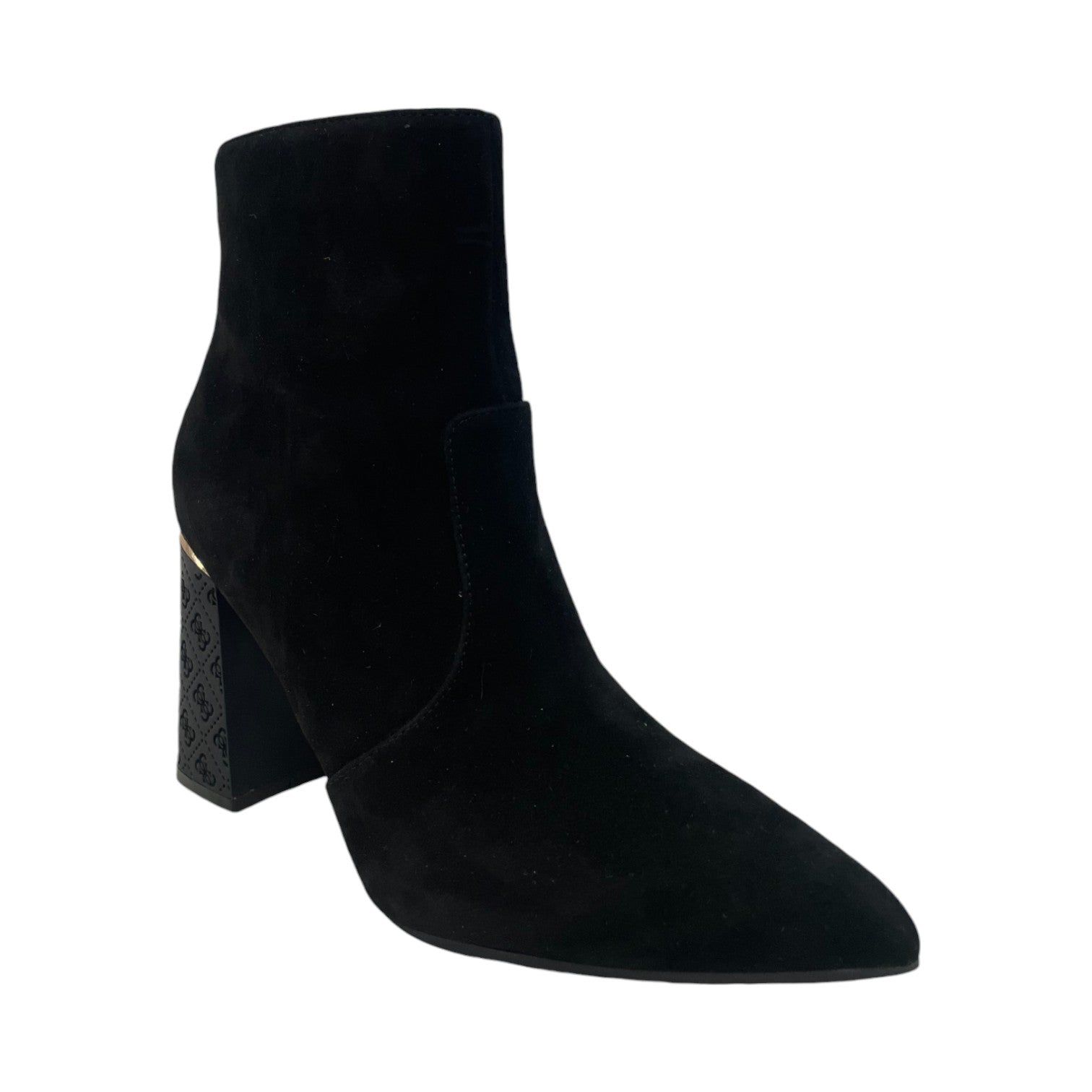 Guess suede ankle boot with Frenkie heel