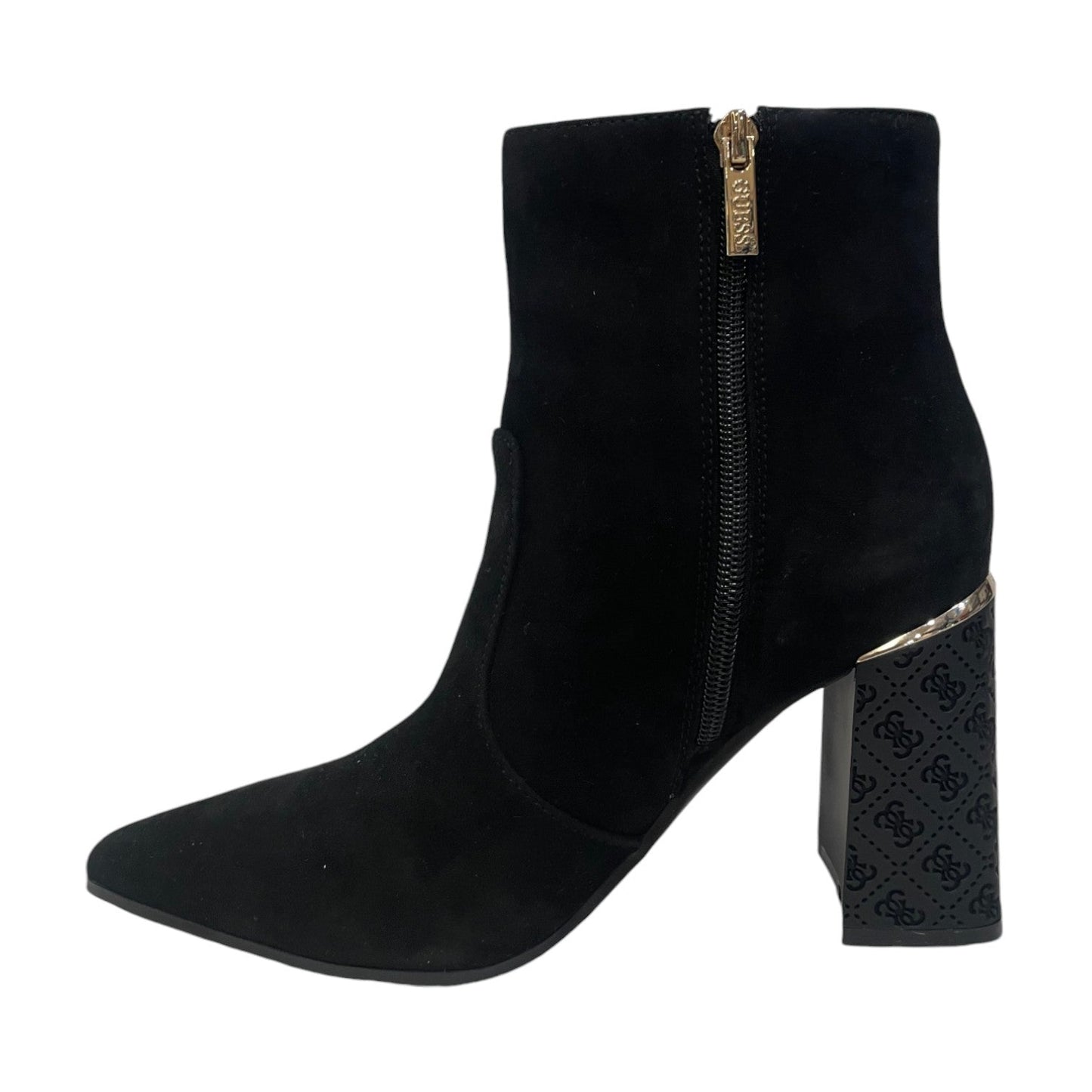 Guess Wildleder-Stiefelette mit Frenkie-Absatz