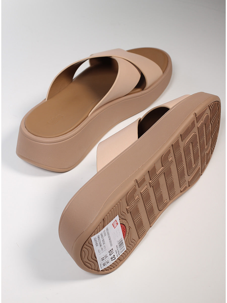 FitFlop - Sandalo ciabatta in pelle col. Nude