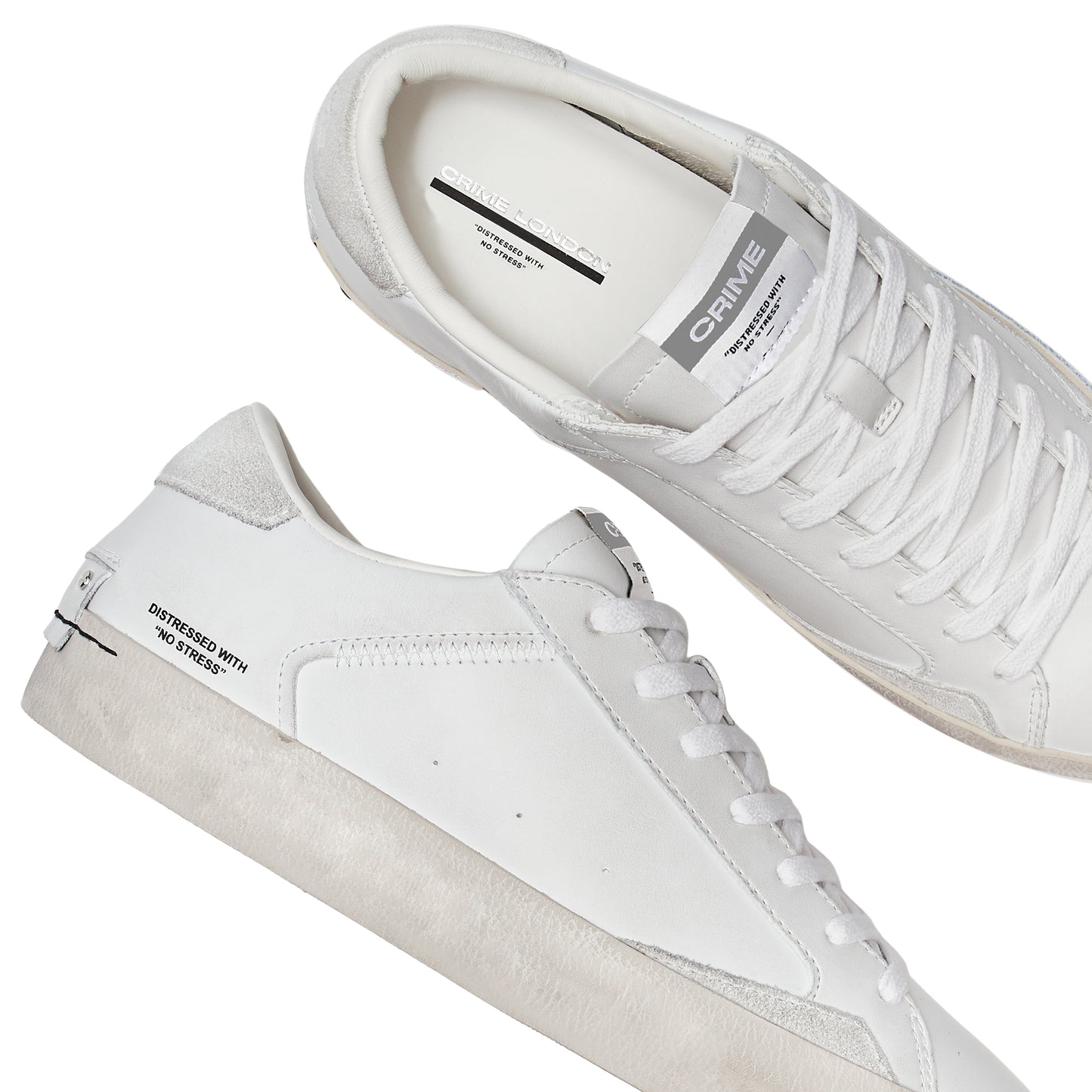 Crime London - 16014PP5 Distressed White