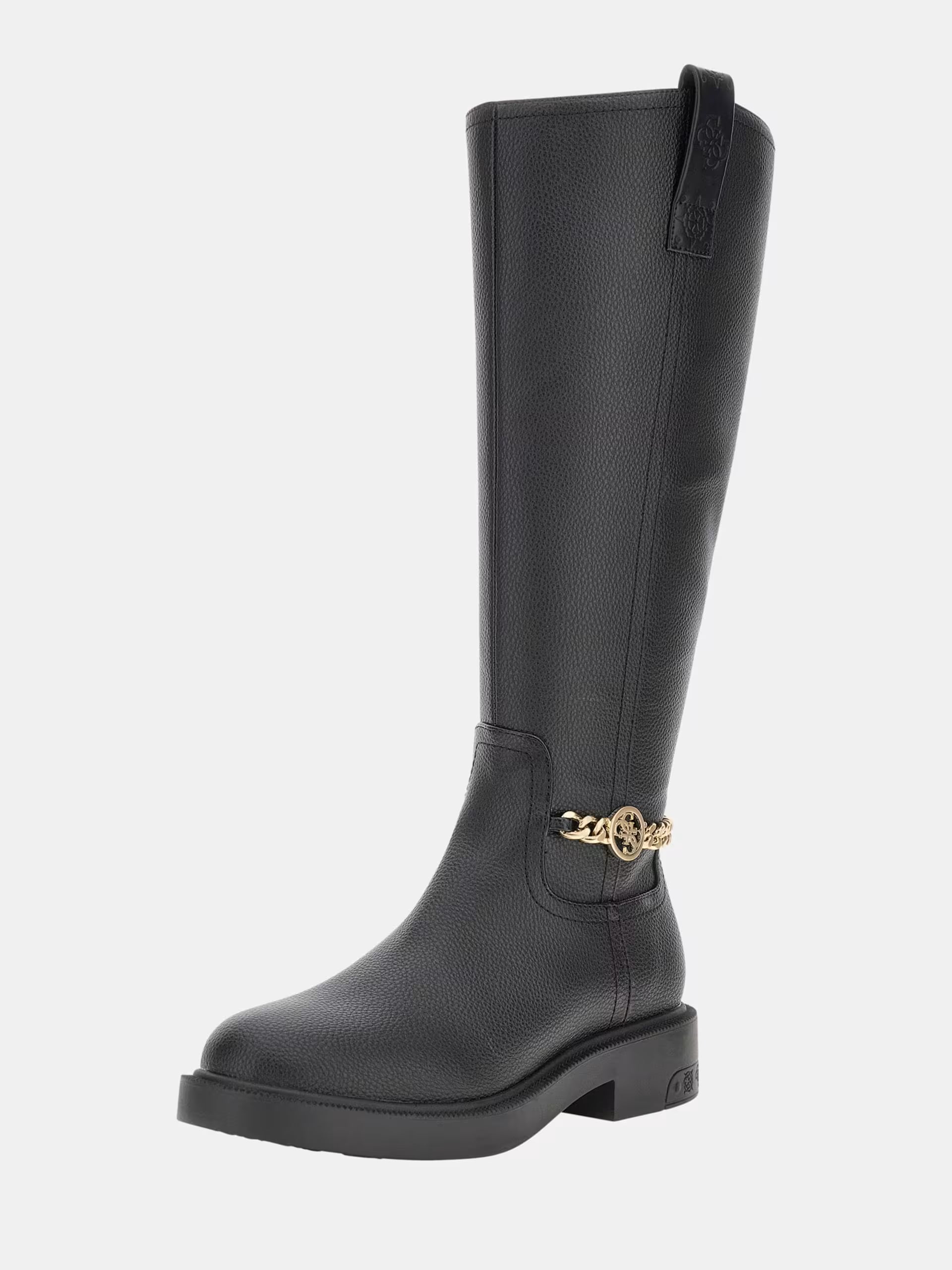 Guess - Stivale Fyonal cavallerizzo in vera pelle con accessorio