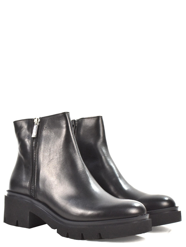 Franco Fedele - D920 Stivaletto con zip col. Nero