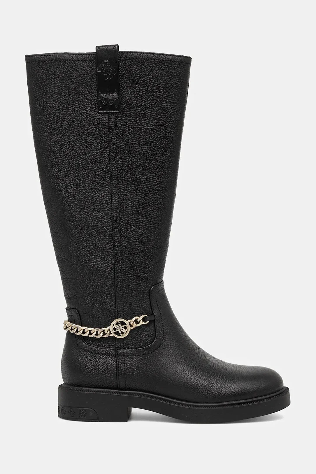 Guess - Stivale Fyonal cavallerizzo in vera pelle con accessorio