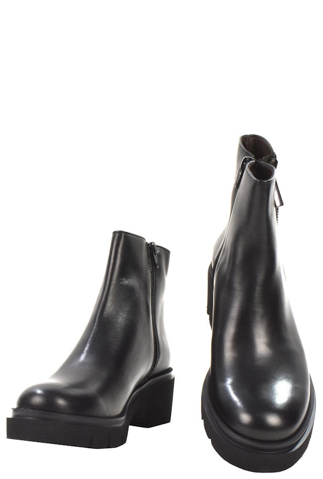 Franco Fedele - D920 Stivaletto con zip col. Nero