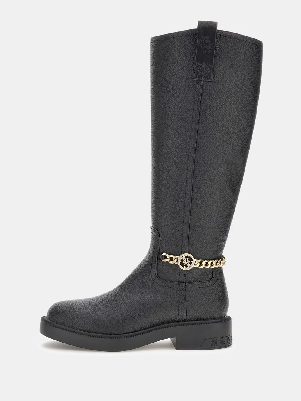 Guess - Stivale Fyonal cavallerizzo in vera pelle con accessorio