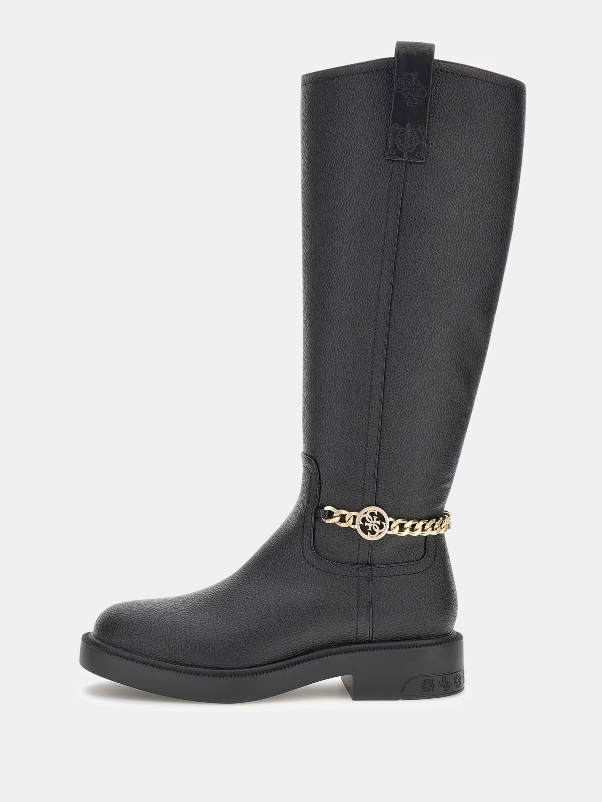 Guess - Stivale Fyonal cavallerizzo in vera pelle con accessorio