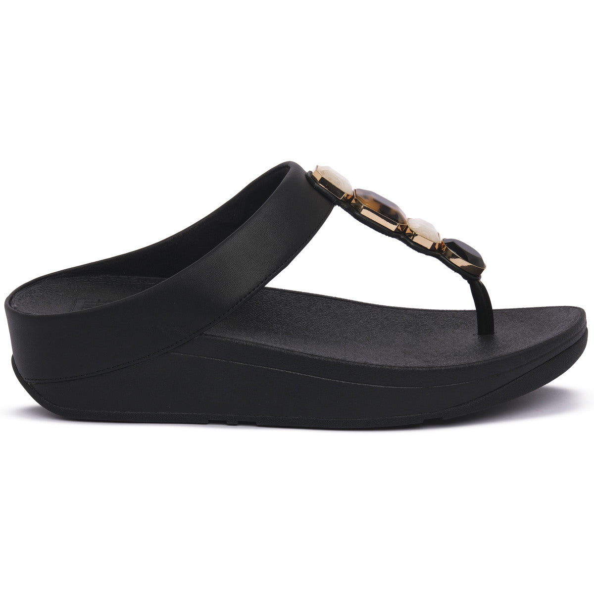 FitFlop  - Infradito in pelle con pietre IU9 - 090