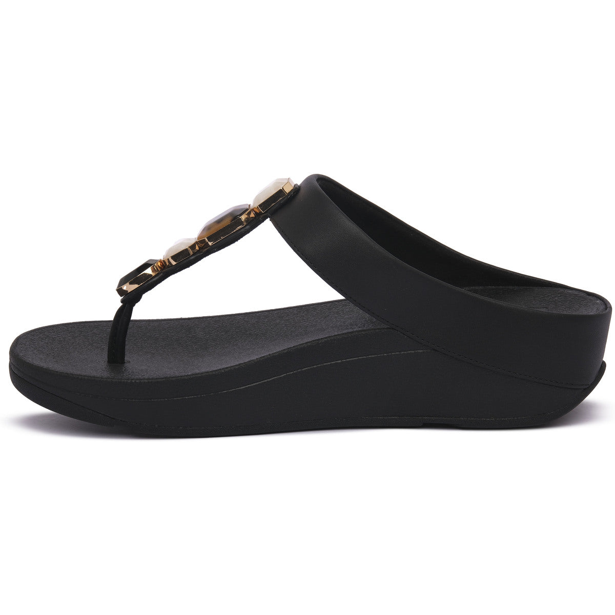 FitFlop  - Infradito in pelle con pietre IU9 - 090