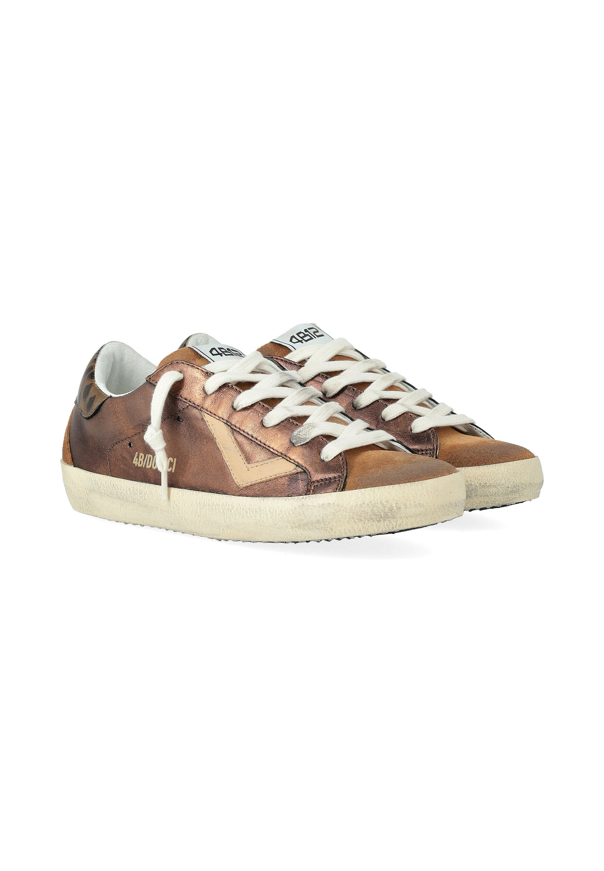 4B12 - Sneakers in pelle Suprime D335 col. Brown