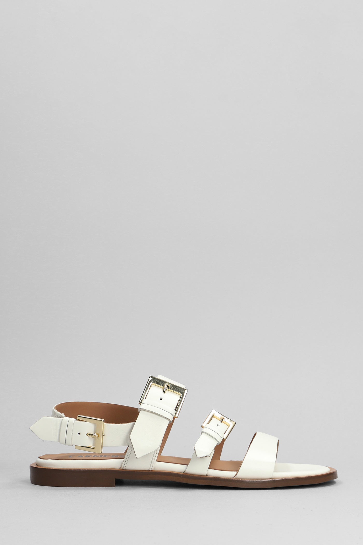 Carmens - sandali con fibbie laterali - AA5323 col. Cream ETOILE BUCKLES NEW