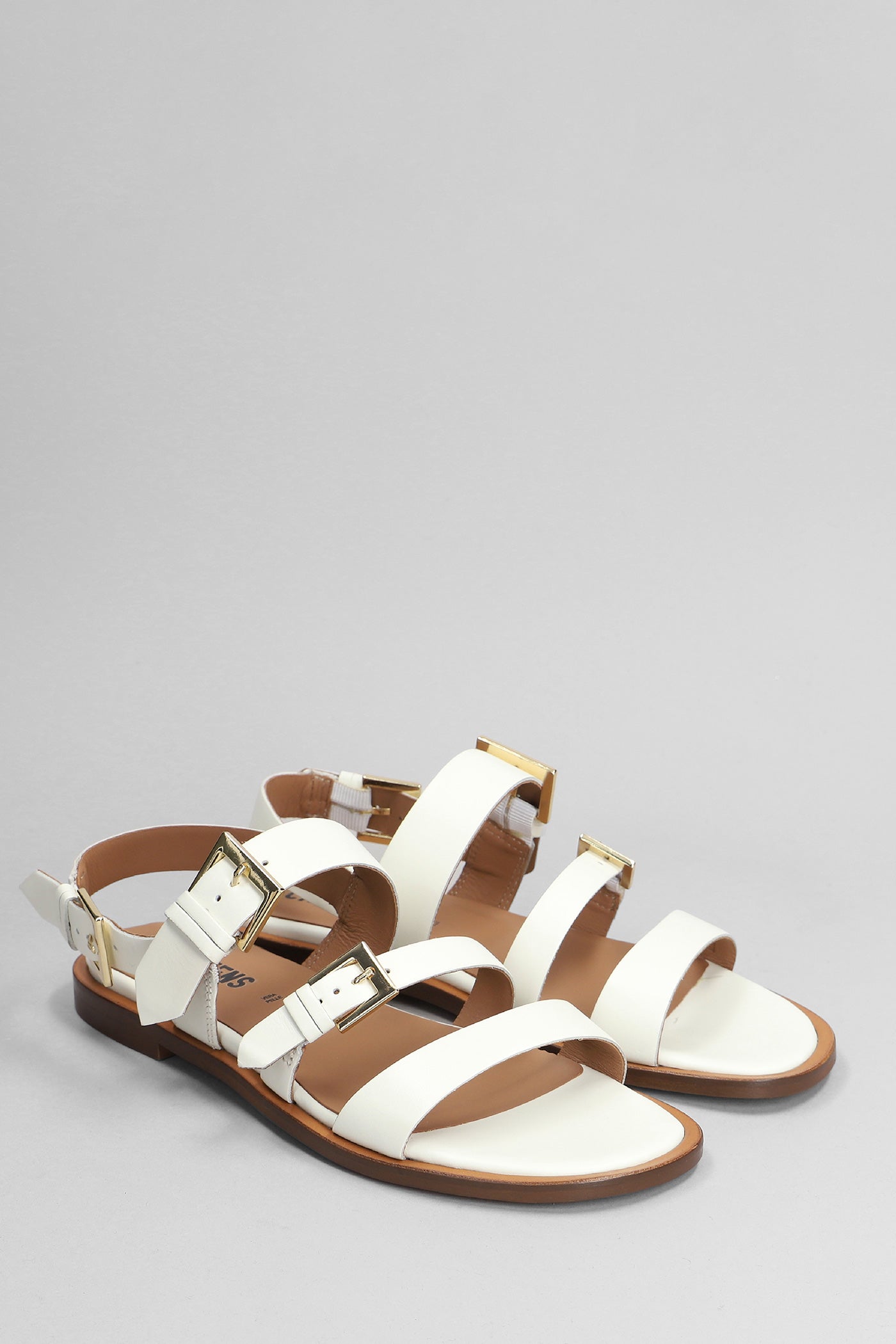 Carmens - sandali con fibbie laterali - AA5323 col. Cream ETOILE BUCKLES NEW