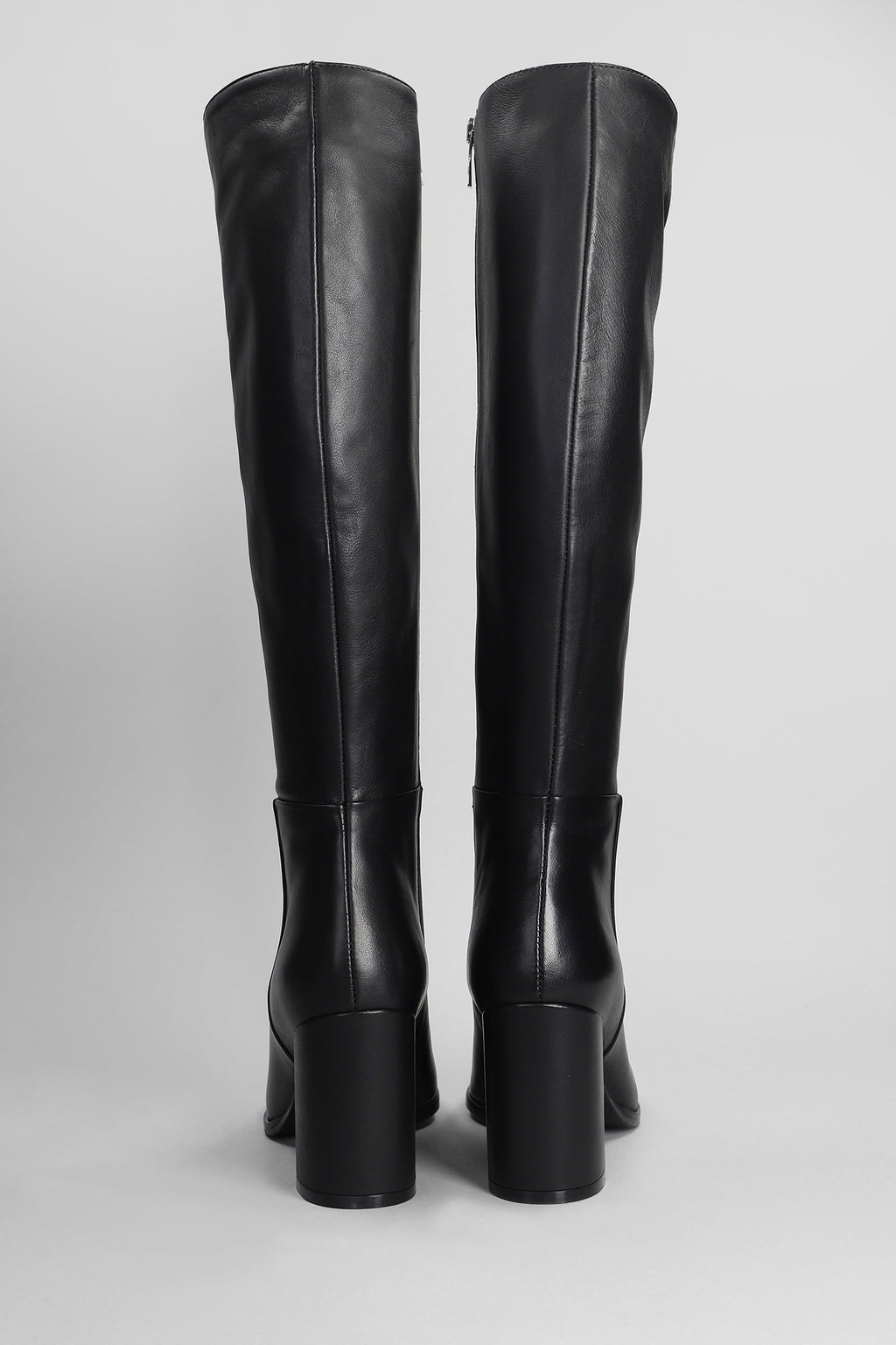 Evaluna - stivale alto con tacco - Mousse col. nero 8603