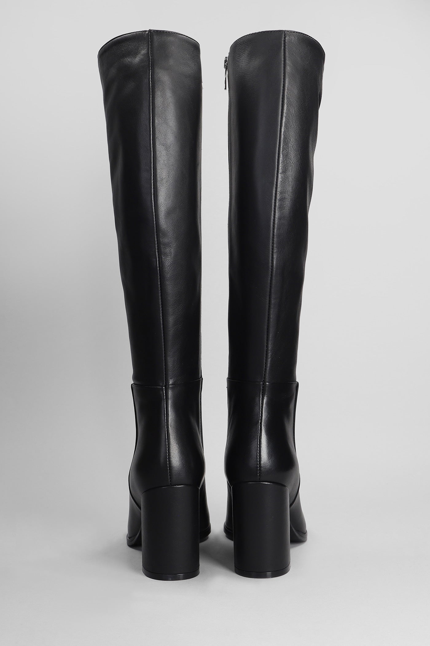 Evaluna - stivale alto con tacco - Mousse col. nero 8603