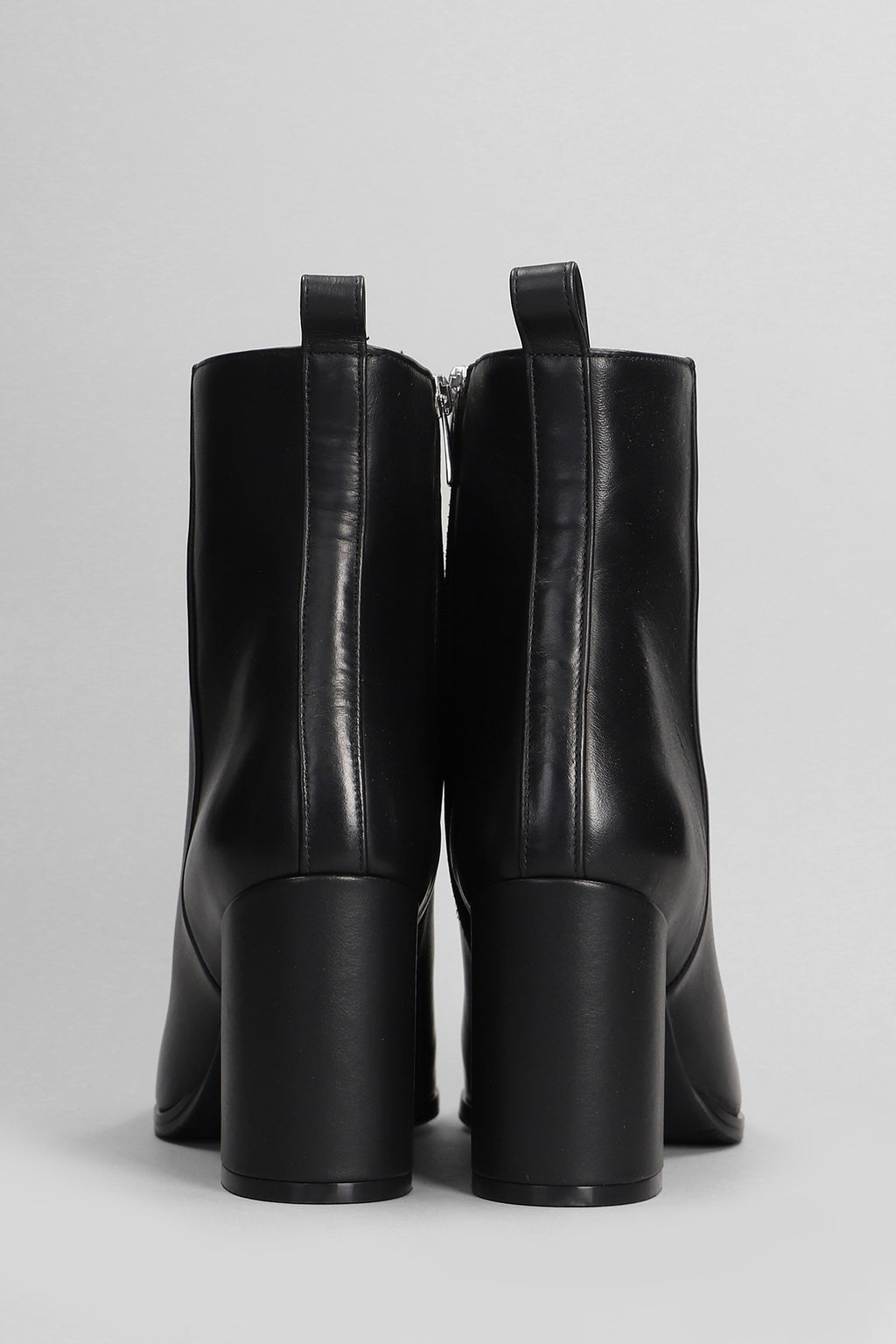 Evaluna 8607 Tronchetto in pelle col. Nero