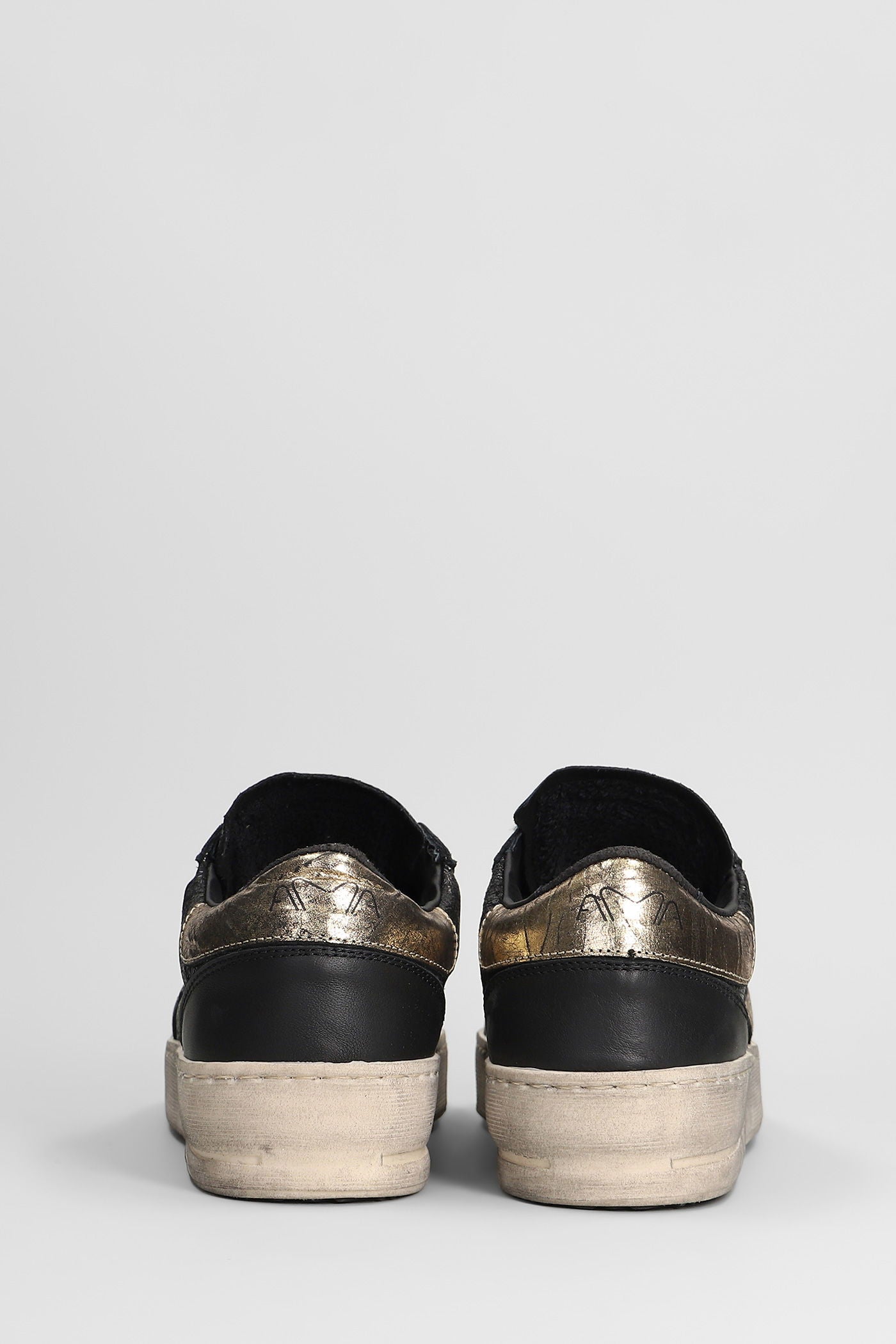 Ama Brand - Sneaker 4344 Slam in pelle col. Nero