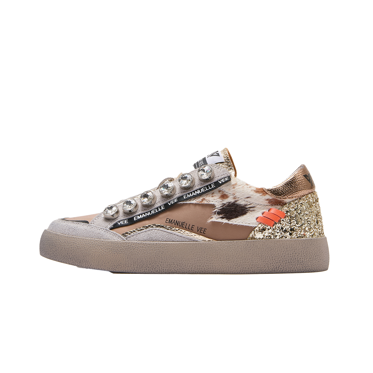 Emanuélle Vee - Sneaker Olivia 462P -104-10-P011CB strass