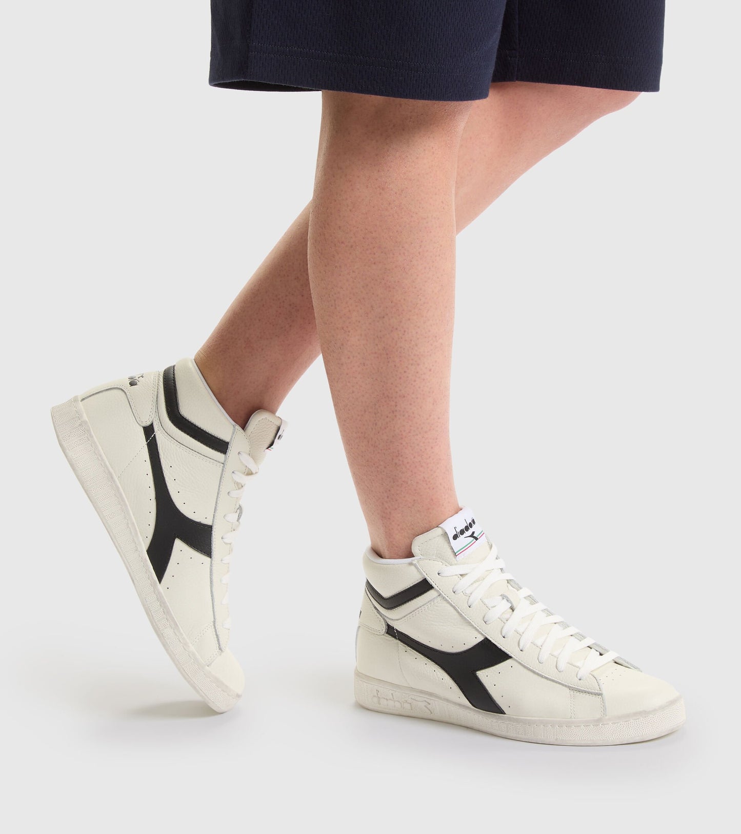 DIADORA GAME L HIGH WAXED WHITE/BLACK