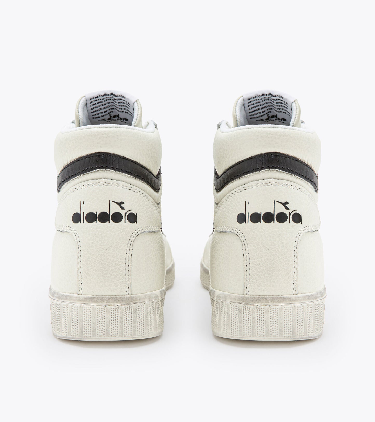 DIADORA GAME L HIGH WAXED WHITE/BLACK