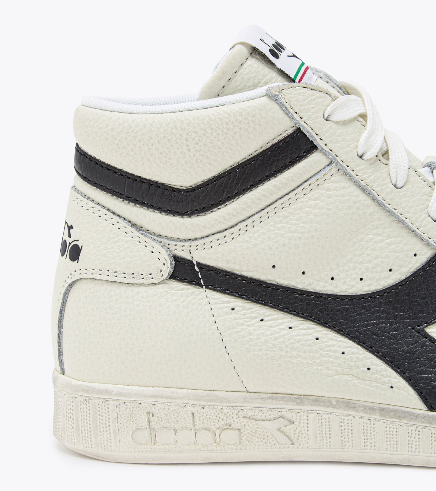 DIADORA GAME L HIGH WAXED WHITE/BLACK