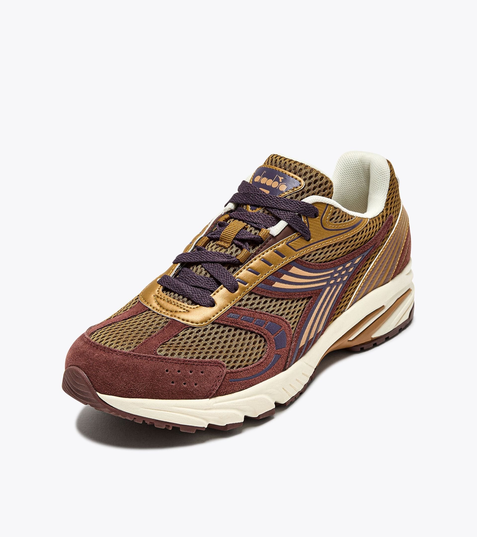 Diadora - Sao-ko 280 Mesh e suede col. Marron Bistre
