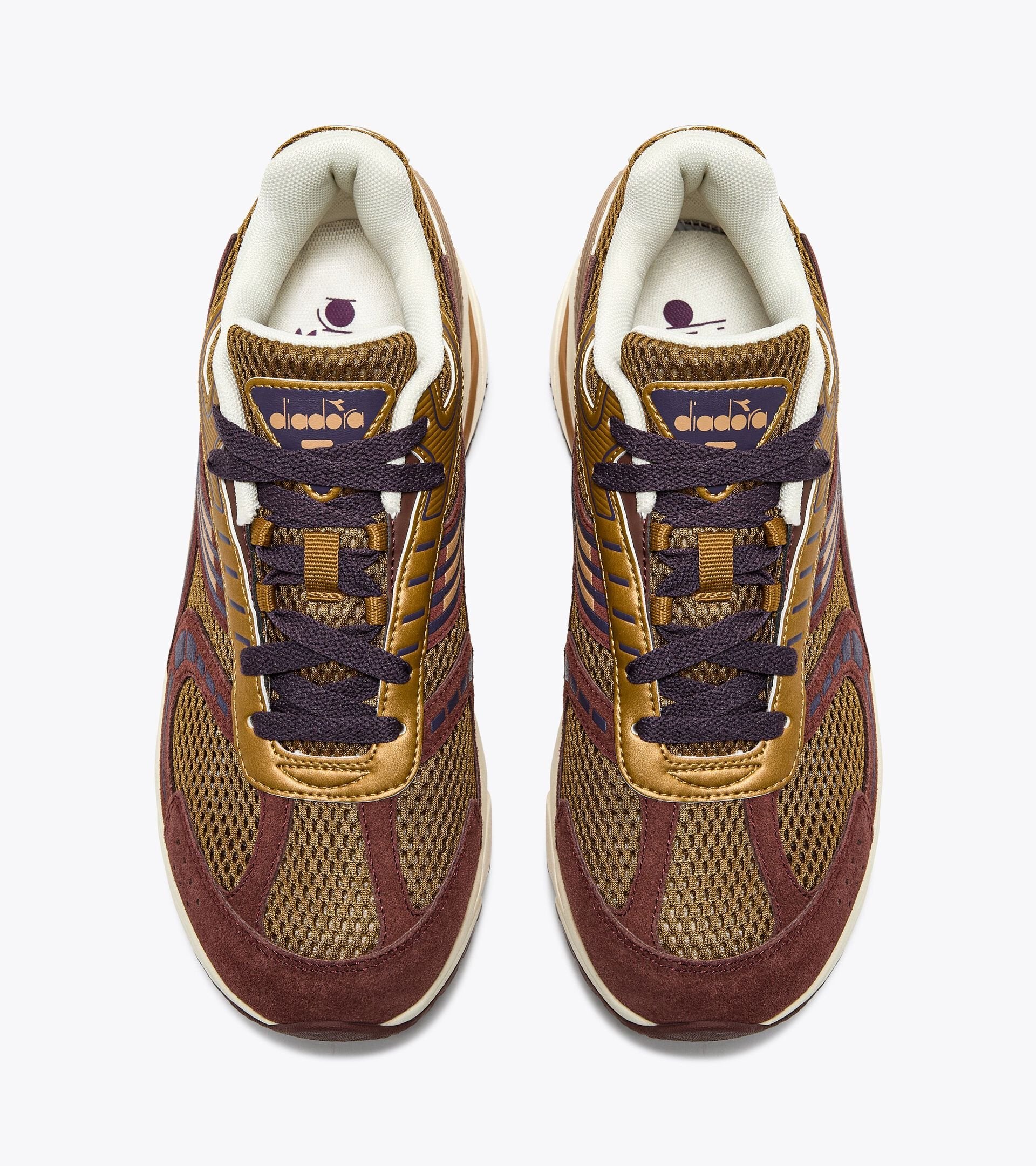 Diadora - Sao-ko 280 Mesh e suede col. Marron Bistre