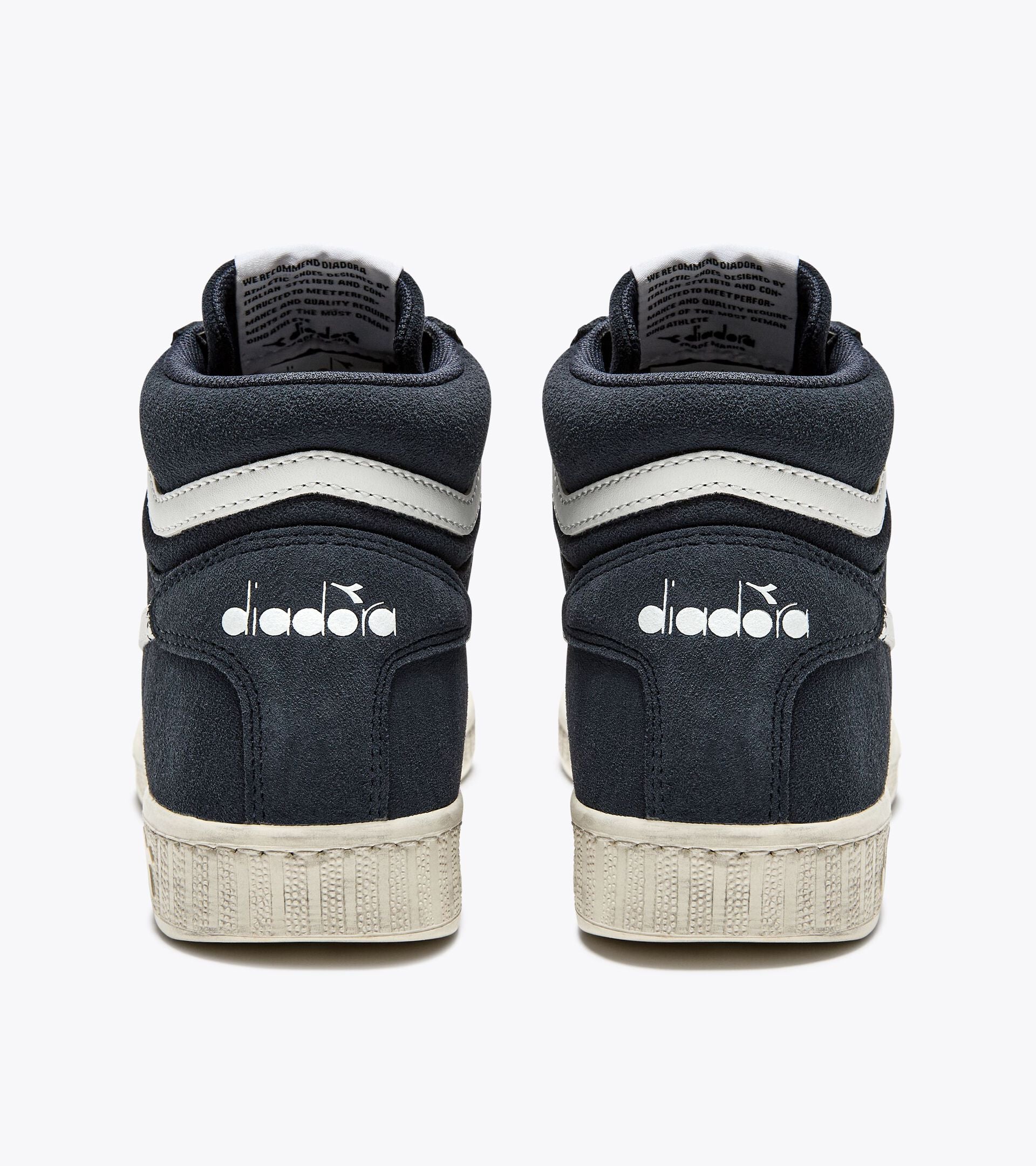 DIADORA GAME L HIGH SUEDE WAXED DEEP BLUE