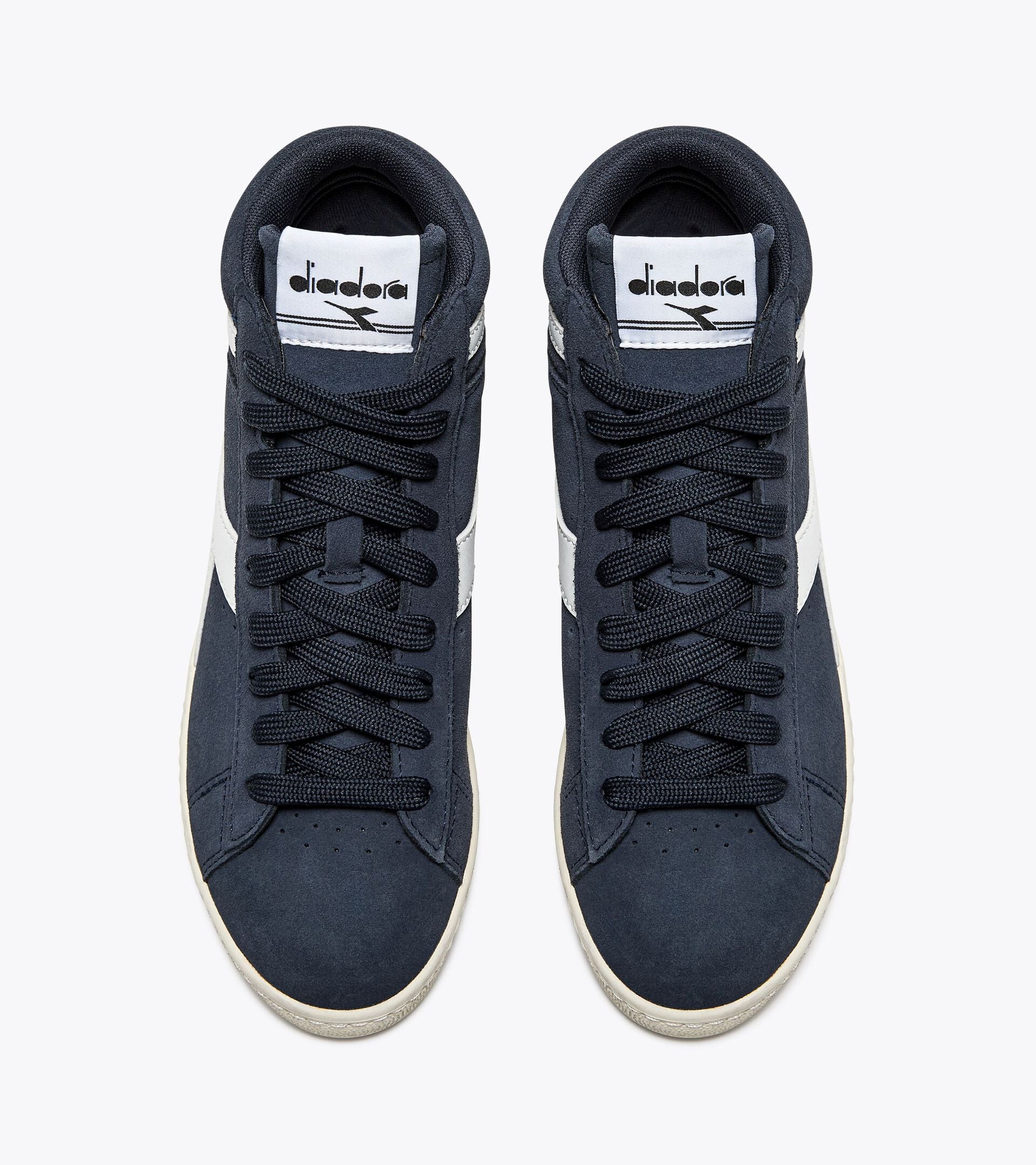 DIADORA GAME L HIGH SUEDE WAXED DEEP BLUE
