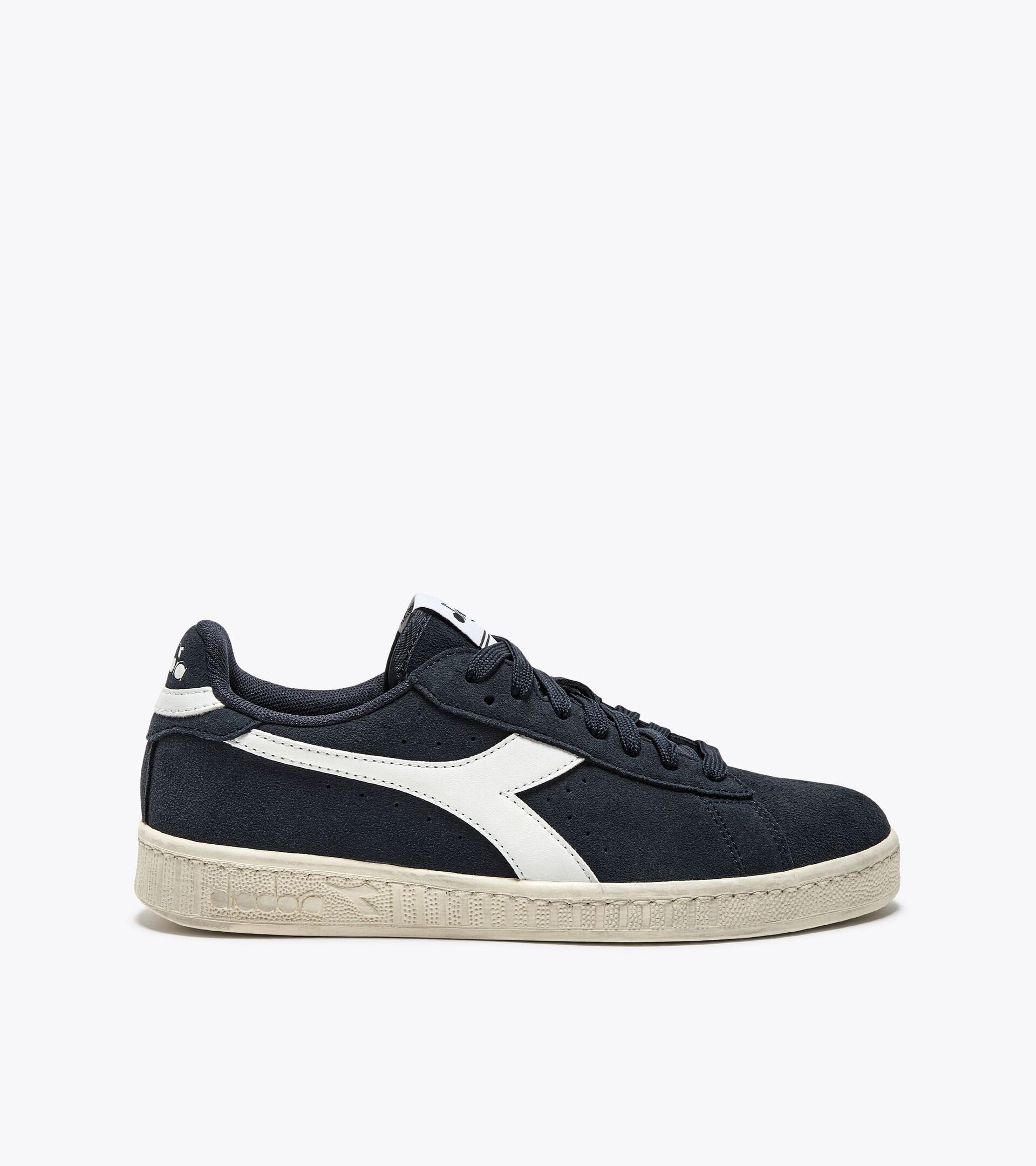 DIADORA GAME L LOW SUEDE WAXED DEEP BLUE