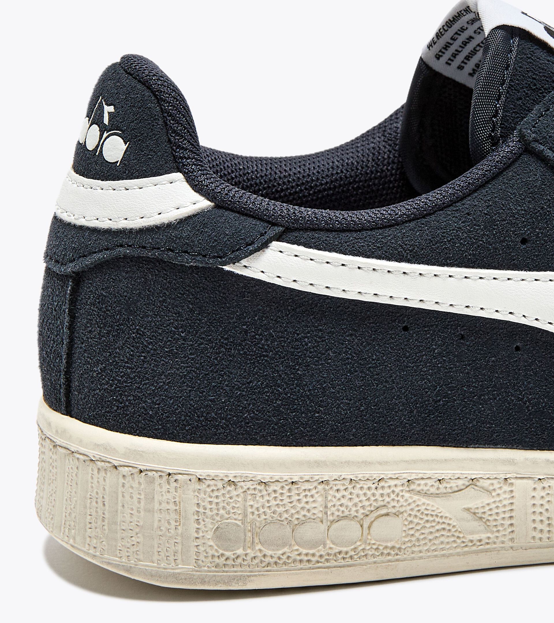 DIADORA GAME L LOW SUEDE WAXED DEEP BLUE
