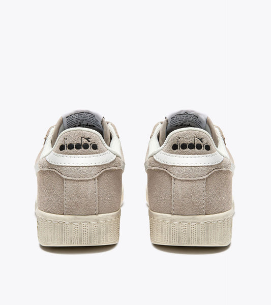 DIADORA GAME L LOW WILDLEDER GEWACHST SILBERGRAU