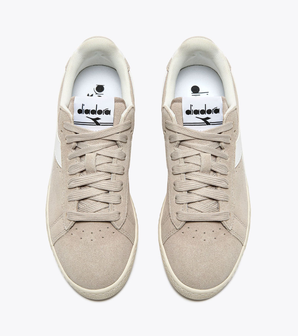 DIADORA GAME L LOW WILDLEDER GEWACHST SILBERGRAU