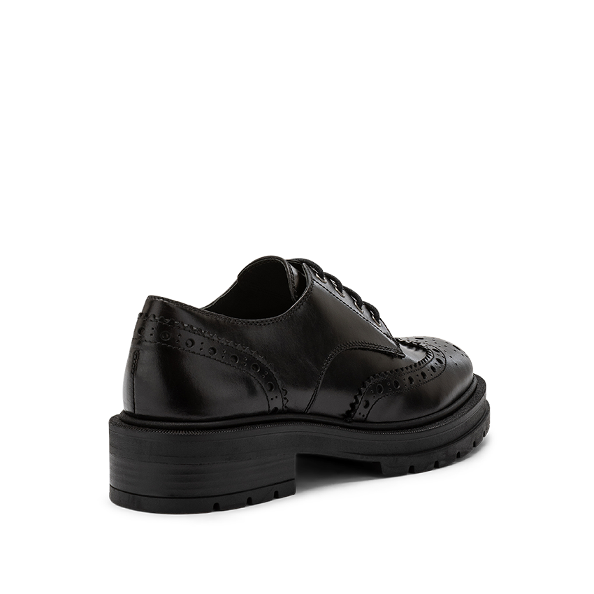 Carmens - Patty Derby in pelle A56117 - col. Nero