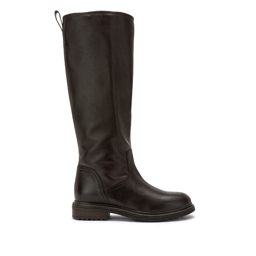 Carmens - Stivale in pelle Colette Ride A56182 - Col. Testa di moro