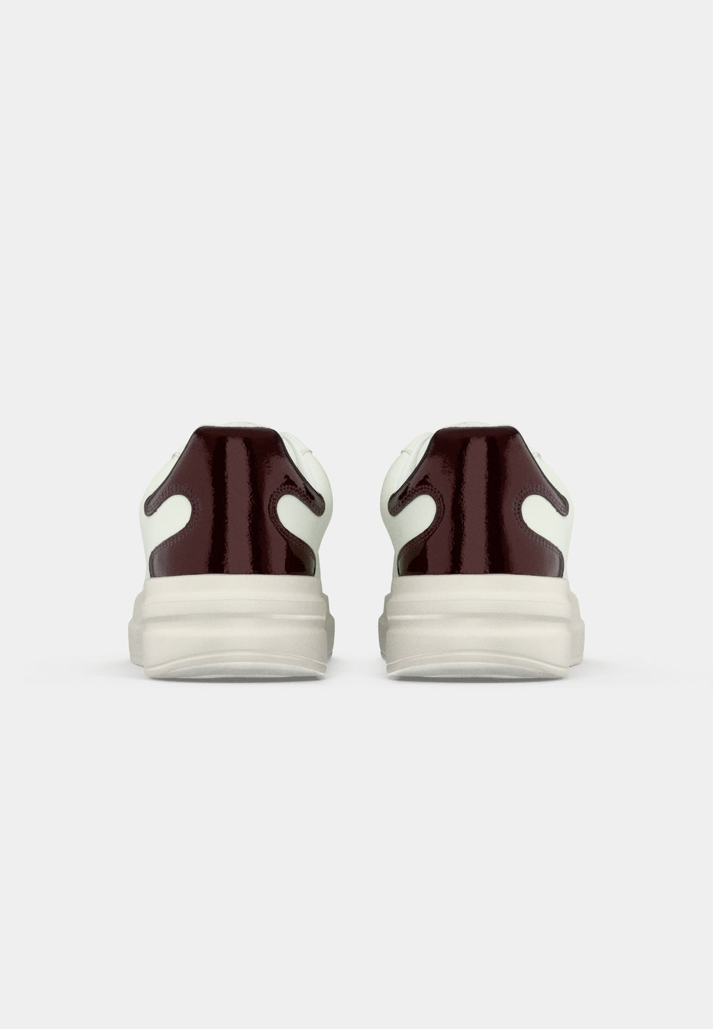 Guess - Sneaker Elbina in pelle con retro col. Wine