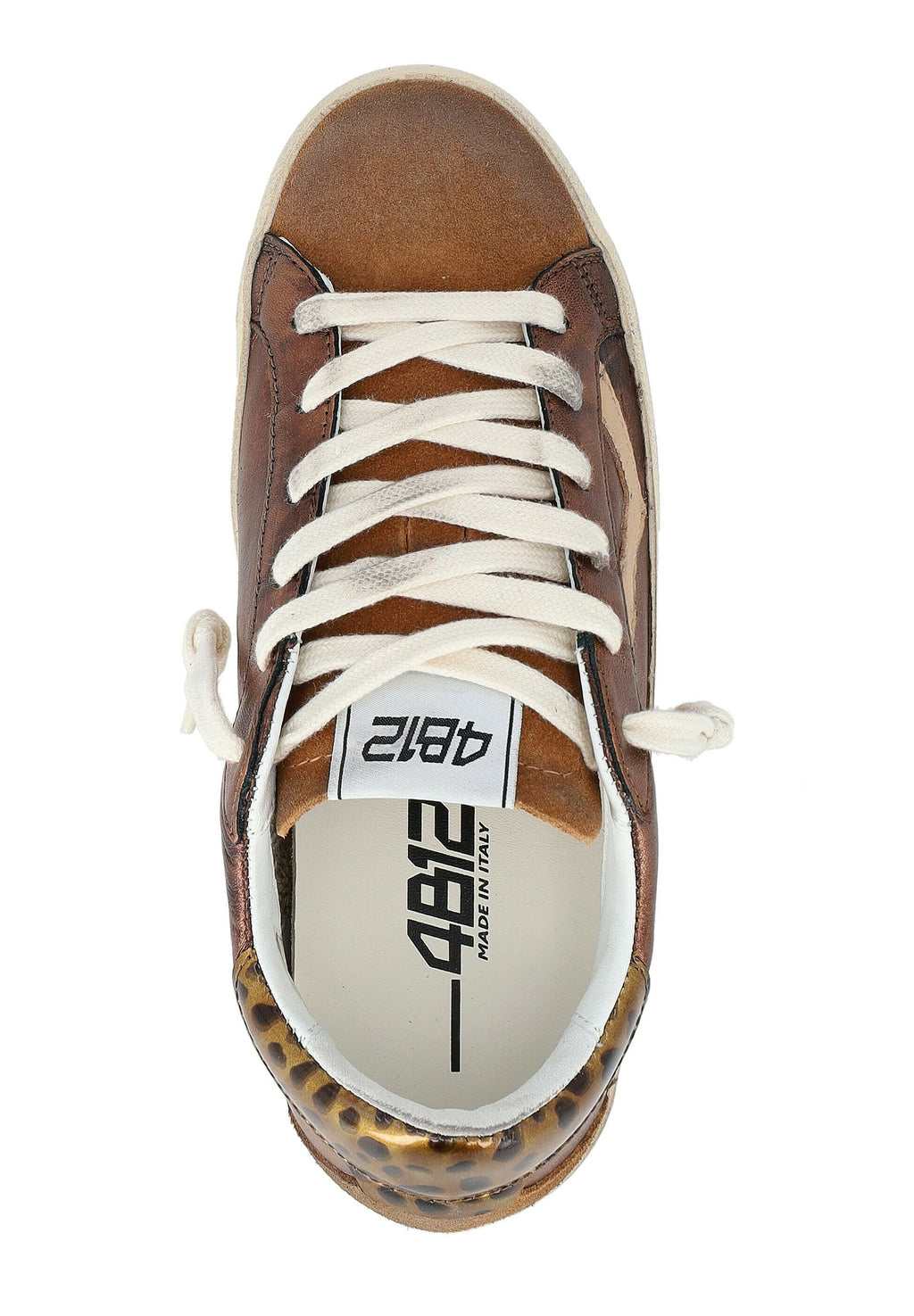 4B12 - Sneakers in pelle Suprime D335 col. Brown