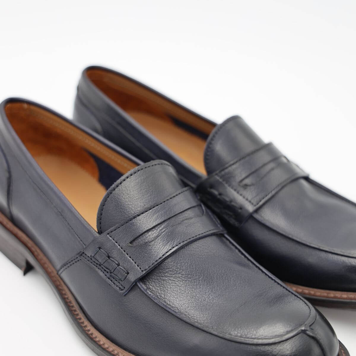 Franco Fedele 6469 Mocassino Revid Blu navy