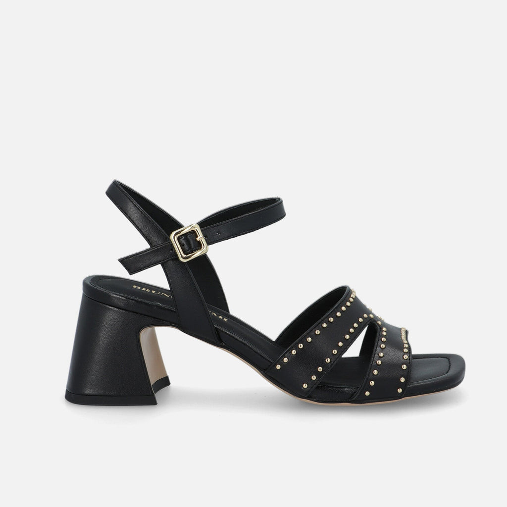Bruno Premi - sandalo Nappa col. Nero borchiato Flo Suny BL2605X