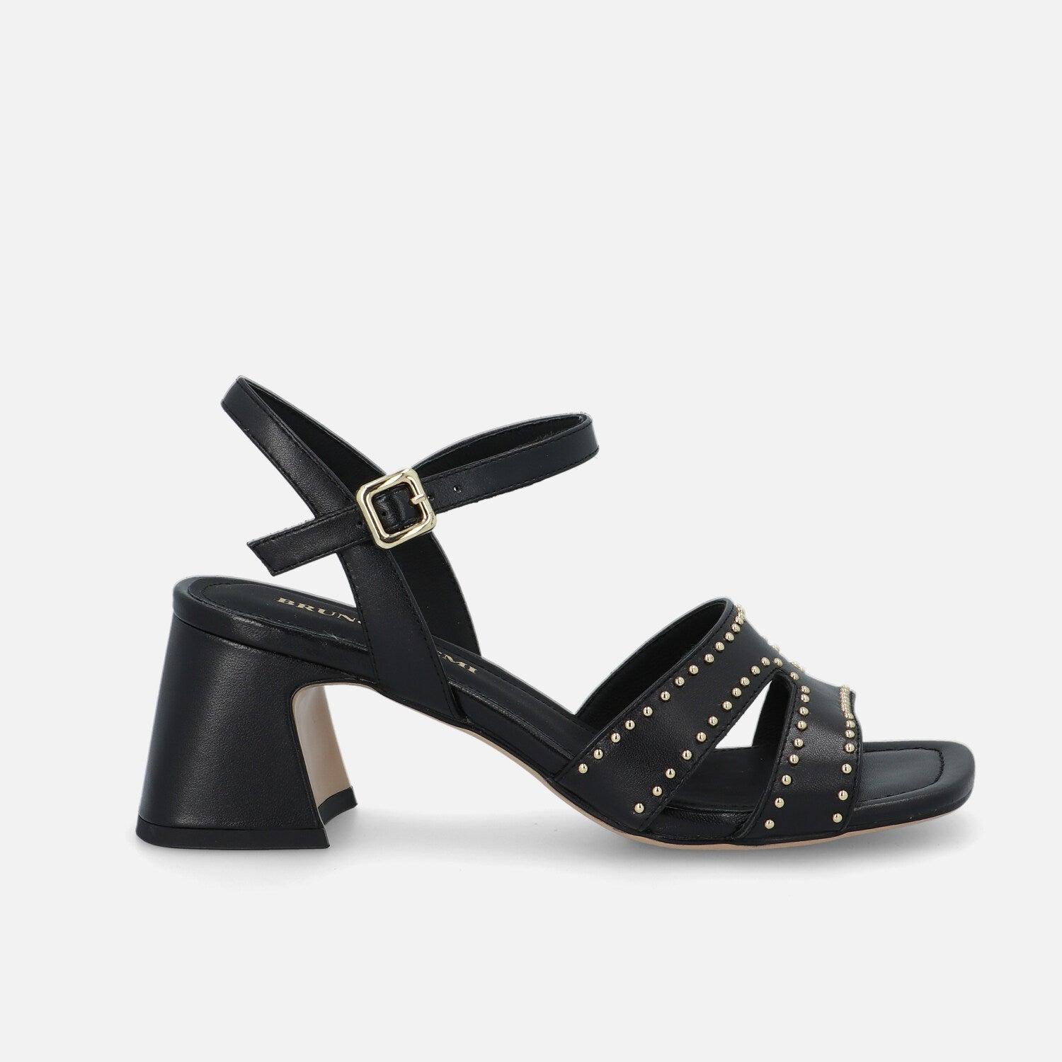 Bruno Premi - sandalo Nappa col. Nero borchiato Flo Suny BL2605X