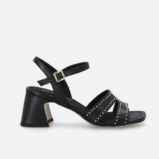 Bruno Premi - sandalo Nappa col. Nero borchiato Flo Suny BL2605X