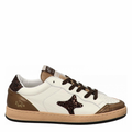 Ama Brand - Sneaker in pelle 4373 Sun col. White/Brown