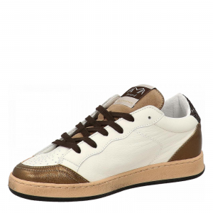 Ama Brand - Sneaker in pelle 4373 Sun col. White/Brown
