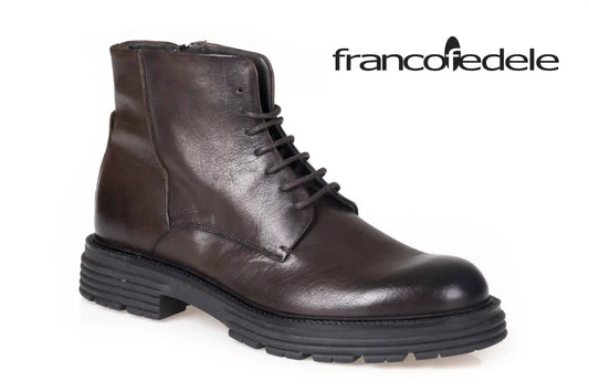 Franco Fedele 1175 Dunkelbrauner Büffelstiefel