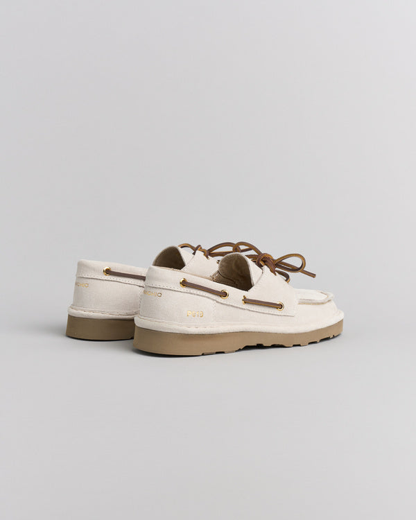 Panchic P019 - Lace up Nubuk Ivory