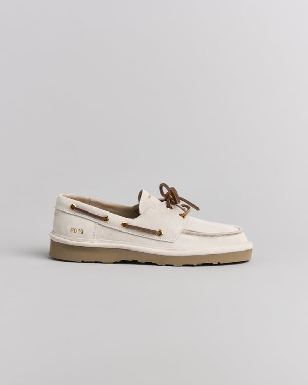 Panchic P019 - Lace up Nubuk Ivory