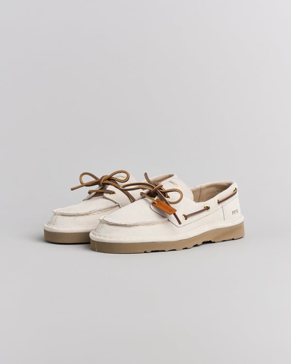 Panchic P019 - Lace up Nubuk Ivory