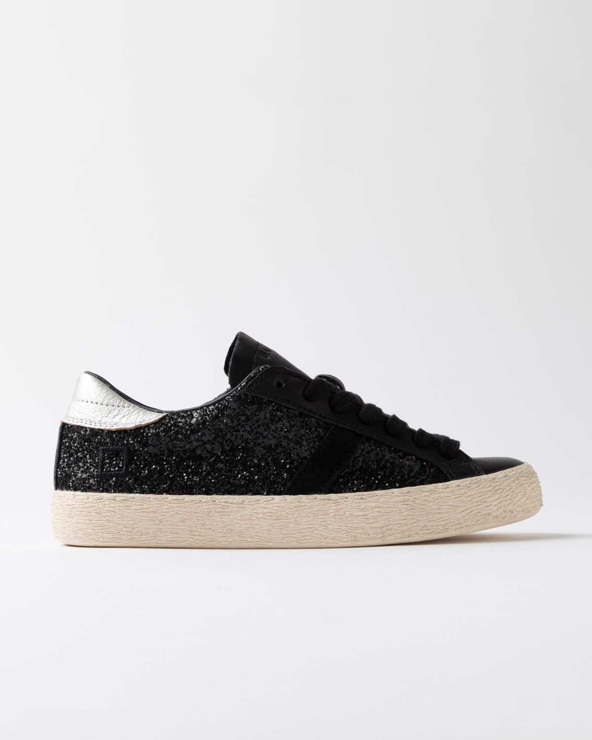 D.A.T.E. Sneaker Hill Low Glitter Black