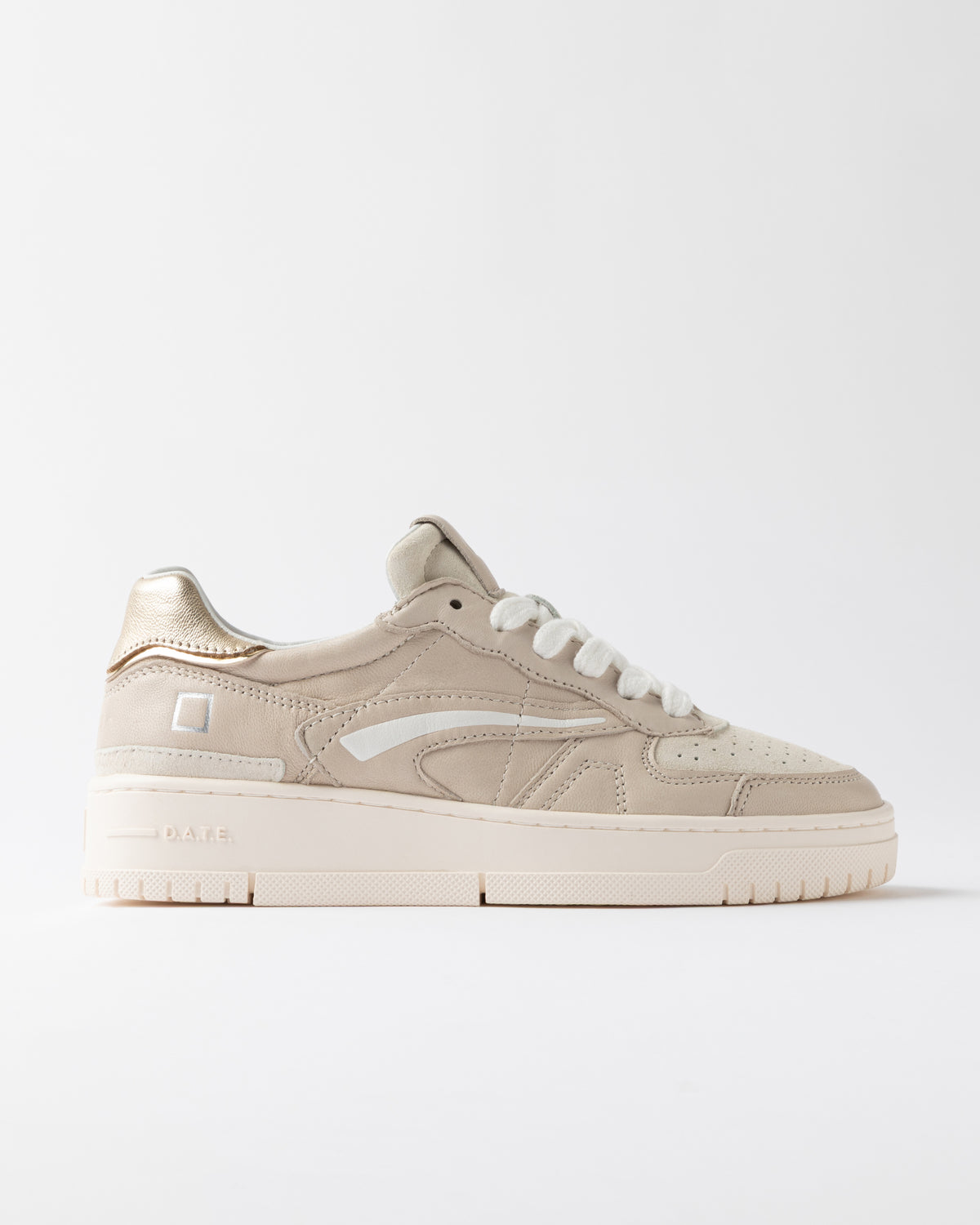 D.A.T.E. Sneaker Torneo Pure Calf/Ivory