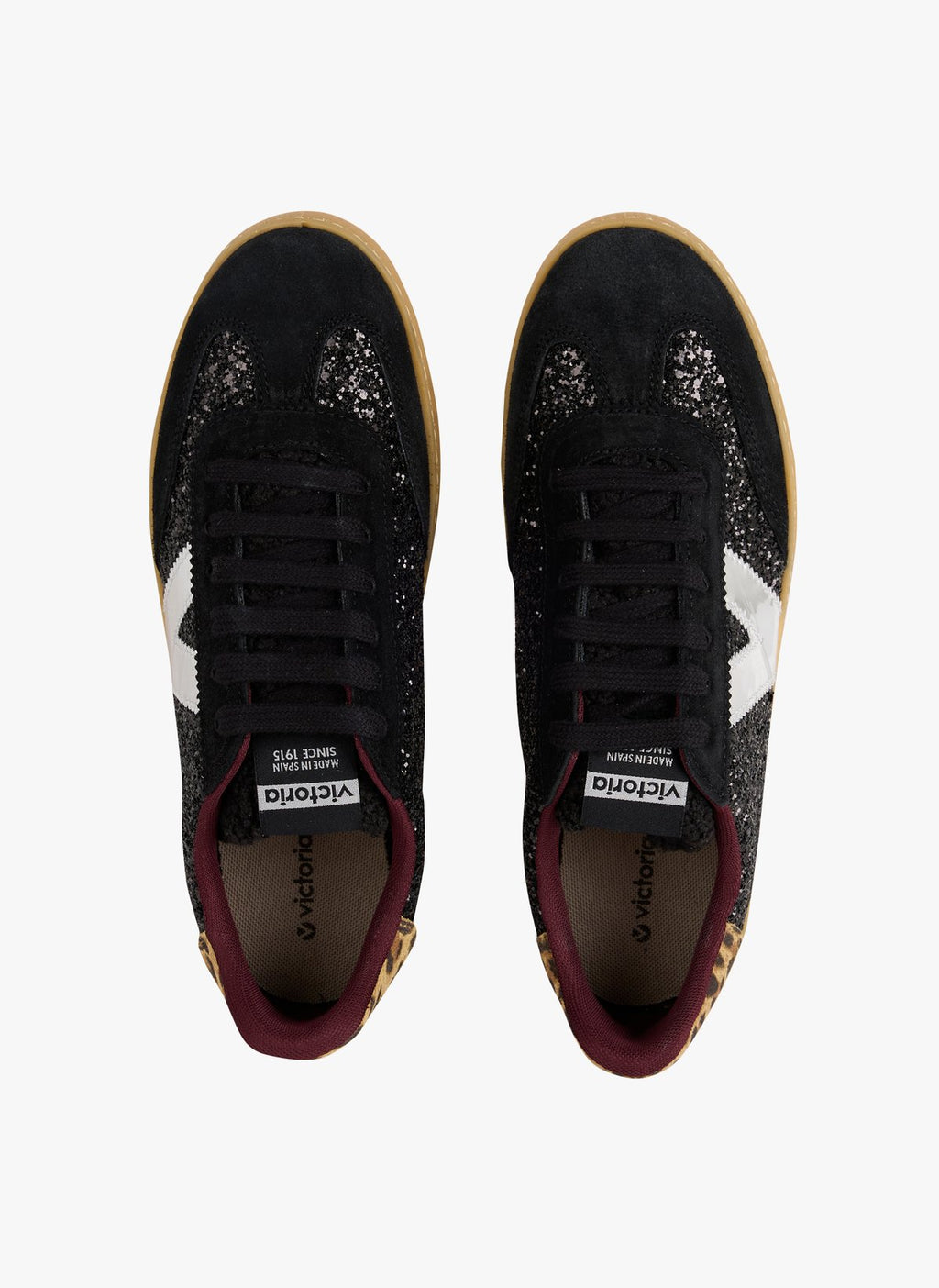 Victoria - Sneakers 1126223 Col. Nero Glitter