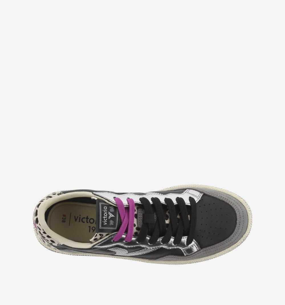 Victoria - Sneaker 8806114 Col. Nero/Animalier